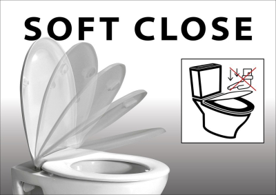 Kerasan WALDORF WC sedátko, Soft Close, ořech/bronz 418640