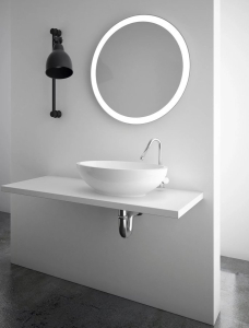 Aqualine NOA kulaté zrcadlo s LED osvětlením ø 60cm OM260