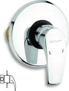 Novaservis Sprchová baterie podomítková Metalia 57 chrom 57050,0