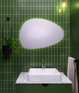 Sapho STEN zrcadlo s LED podsvícením 80x55cm NA280