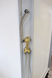 Mereo Sprchový box, čtvrtkruh,100 cm, satin ALU, sklo Point, zadní stěny bílé, litá vanička, se stříškou CK35162KMSW