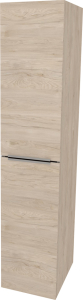 Mereo Mailo, koupelnová skříňka vysoká 170 cm, chrom madlo, Multidecor, Light Rock Hickory CN594LPLRH1