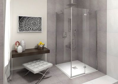 Polysan FLEXIA vanička z litého mramoru s možností úpravy rozměru, 110x100cm, bílá mat 72922MAT