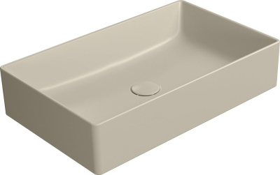 GSI KUBE X keramické umyvadlo na desku, 60x37cm, creta mat 945308