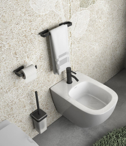 Gedy SAMOA držák ručníků 300mm, černá mat A8213014