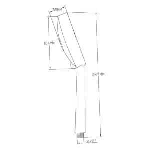 Sapho Ruční masážní sprcha, 5 režimů sprchování, průměr 110mm, ABS/chrom 1204-05
