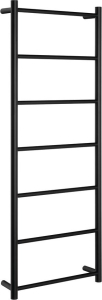 Sapho SHICK nástěnný sušák ručníků 500x1344 mm, kulatý, černá mat SH500B