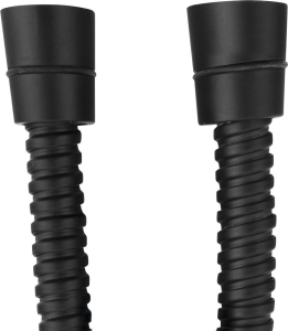 Sapho POWERFLEX kovová sprchová hadice, 100cm, černá mat FLEX100B