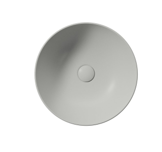 GSI PURA keramické umyvadlo na desku, průměr 42cm, cenere mat 885117