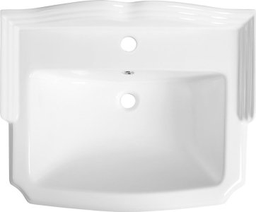Aqualine ANTIK keramické umyvadlo, 58x47 cm, bílá AK102