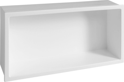 Polysan INSERTA zapuštěná police do obkladu, 810x270mm, litý mramor, bílá 1301-82
