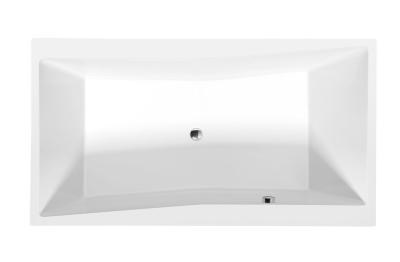 Polysan QUEST obdélníková vana 180x100x49cm, bílá mat 78511.11
