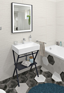 Isvea SISTEMA keramické umyvadlo 60x42cm, bílá 10SF50060