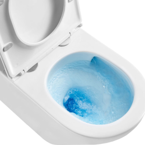 Mereo WC kombi, vario odpad, kapotované, Smart Flush RIMLESS, keramické vč. sedátka VSD91T1