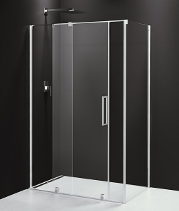 Polysan ROLLS obdélníkový sprchový kout 1600x800 mm, L/P varianta, čiré sklo RL1615RL3215