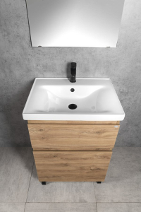 Aqualine SAVA 60 keramické umyvadlo nábytkové 60x46cm, bílá 2060