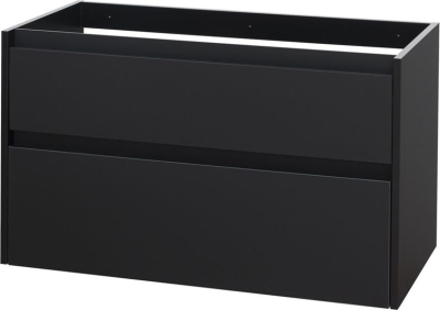 Mereo Opto, koupelnová skříňka 101 cm, černá CN942S