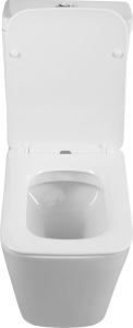 Sapho PORTO WC kombi, Rimless, spodní/zadní odpad, bílá PC102WR
