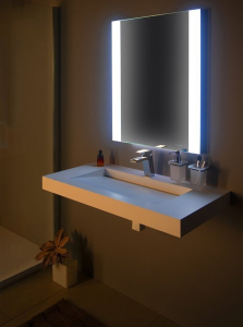 Sapho DURANGO zrcadlo s LED osvětlením 600x800mm, senzor DG060