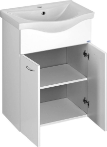 Aqualine KERAMIA FRESH umyvadlová skříňka 51, 1x74x34cm, bílá 50057