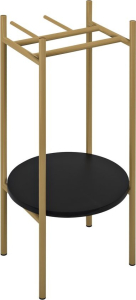 Sapho PUNO podstavec pod kulatá umyvadla 375x830x448xmm, zlato mat SKA380-5