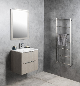 Sapho CIRASA umyvadlová skříňka 59, 2x64x46cm, dub stříbrný CR601-1111