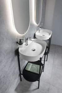 Sapho Koupelnový set PUNO 60, černá mat KSET-035