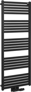 Bruckner GRUNT otopné těleso rovné 500x1330 mm, středové připojení, černá mat 600.122.6