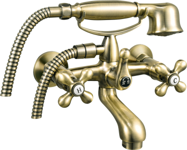 Novaservis Vanová nástěnná baterie 150 mm bronz BAI11BR