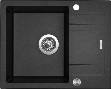 Granitový dřez Sinks LINEA 600 XC Metalblack + Vitalia GR G1674XC