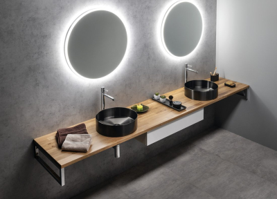 Sapho VISO kulaté zrcadlo s LED osvětlením ø 70cm VS070