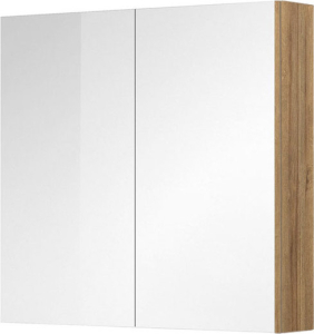 Mereo Aira, Mailo, Opto, Vigo, Ponte koupelnová galerka 80 cm, zrcadlová skříňka, dub Riviera CN717GR