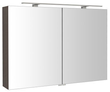 Sapho RIWA galerka s LED osvětlením, 101x70x17cm, borovice rustik RIW100-0016