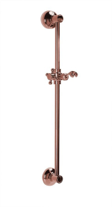 Sapho ANTEA sprchová tyč, posuvný držák, kulatá, 670mm, růžové zlato SAL0037