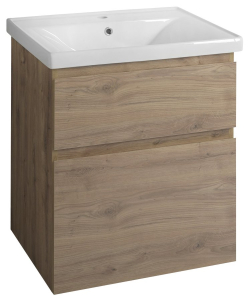 Aqualine ALTAIR umyvadlová skříňka 61, 5x72, 5x45cm, dub emporio AI365