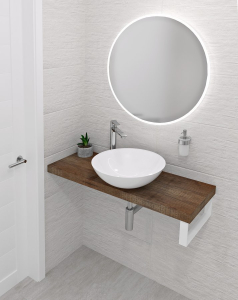 Sapho AVICE deska pod umyvadlo 100x36cm, tl.5cm, old wood AV1068