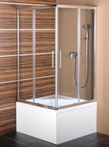 Polysan CARMEN čtvercová sprchová zástěna 900x900x1500mm, čiré sklo MD5115