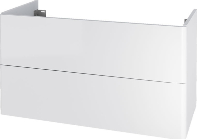 Mereo Siena, koupelnová skříňka 100 cm, bílá lesk CN412S