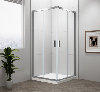 Polysan EASY obdélníková sprchová zástěna 900x800mm, čiré sklo EL5315