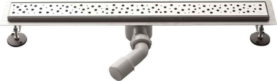 Aqualine BUCANERA nerezový podlahový žlab s roštem, L-900, DN50 NO3190