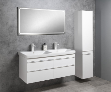 Sapho GEMINI zrcadlo s LED osvětlením 120x60cm GM120
