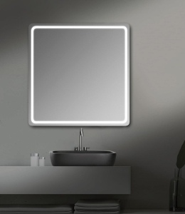 Sapho NYX zrcadlo s LED osvětlením 80x80cm NY080