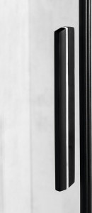 Polysan ALTIS BLACK čtvercový sprchový kout 800x800 mm, rohový vstup, čiré sklo AL1582BAL1582B