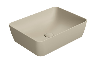 GSI SAND/NUBES keramické umyvadlo na desku 50x38cm, creta mat 903708