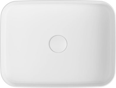Isvea INFINITY RECTANGLE keramické umyvadlo na desku, 50x36cm, bílá mat 10NF65050-2L