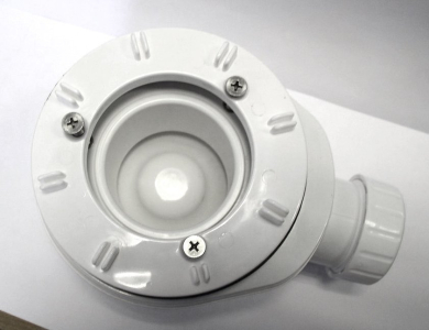 Polysan Vaničkový sifon, průměr 90mm, DN40, nízký, krytka bílá mat 1716W
