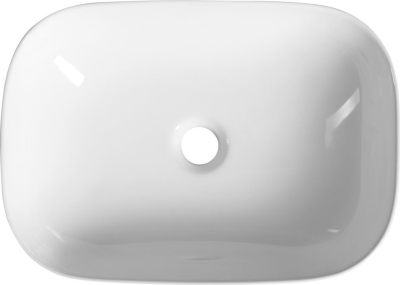 Aqualine Keramické umyvadlo na desku 46x34 cm, bílá 46341