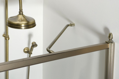 Gelco ANTIQUE vzpěra k zástěnám 600mm, bronz GQV320