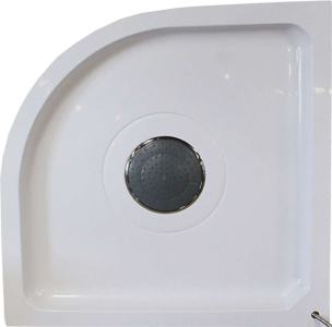 Mereo Sprchový box, čtvrtkruh, 80 cm, satin ALU, sklo Point, zadní stěny bílé, litá vanička, se stříškou CK35172KMSW
