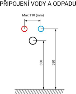 Mereo Aira, koupelnová skříňka 101 cm, bílá CN712S